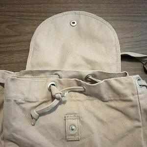 BAGGU | Bags | Baggu Canvas Drawstring Backpack Beige | Poshmark display picture 2